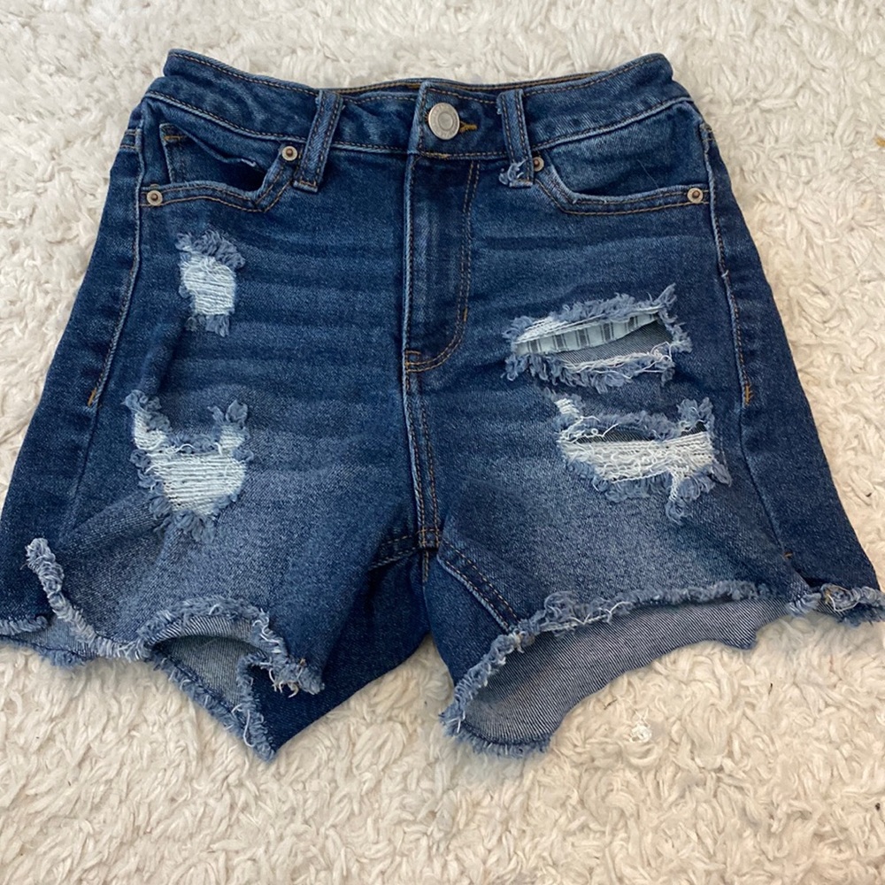Denim shorts